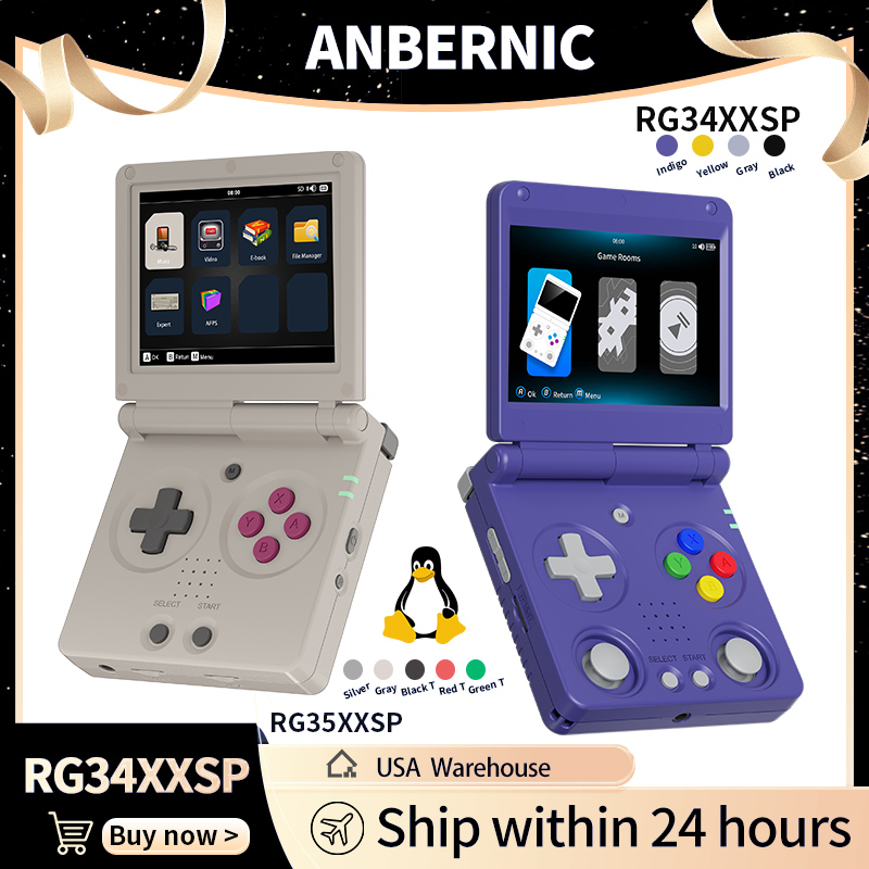 Gaming Console Retro Handheld - Anbernic RG34XXSP RG35XXSP Consola de juegos