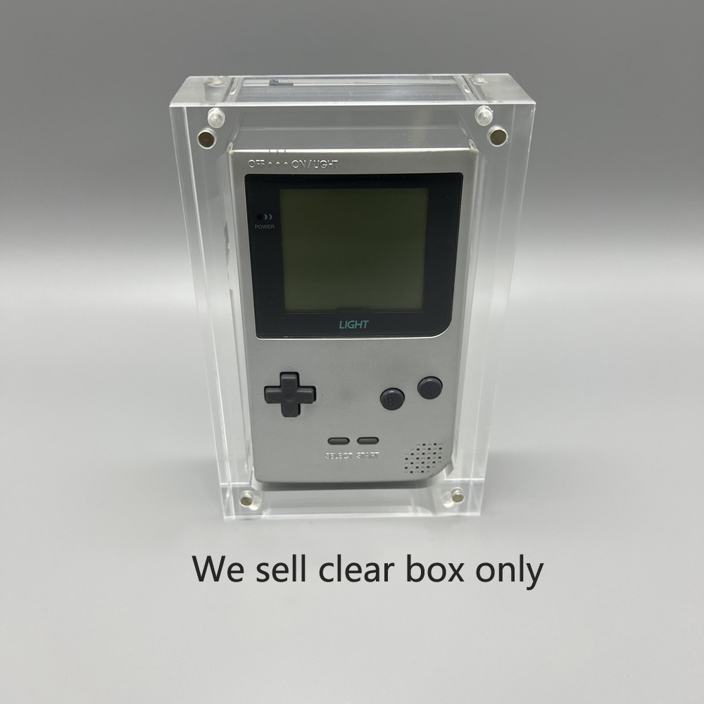 Gaming Console Stand - Caja acrílica magnética de almacenamiento transparente