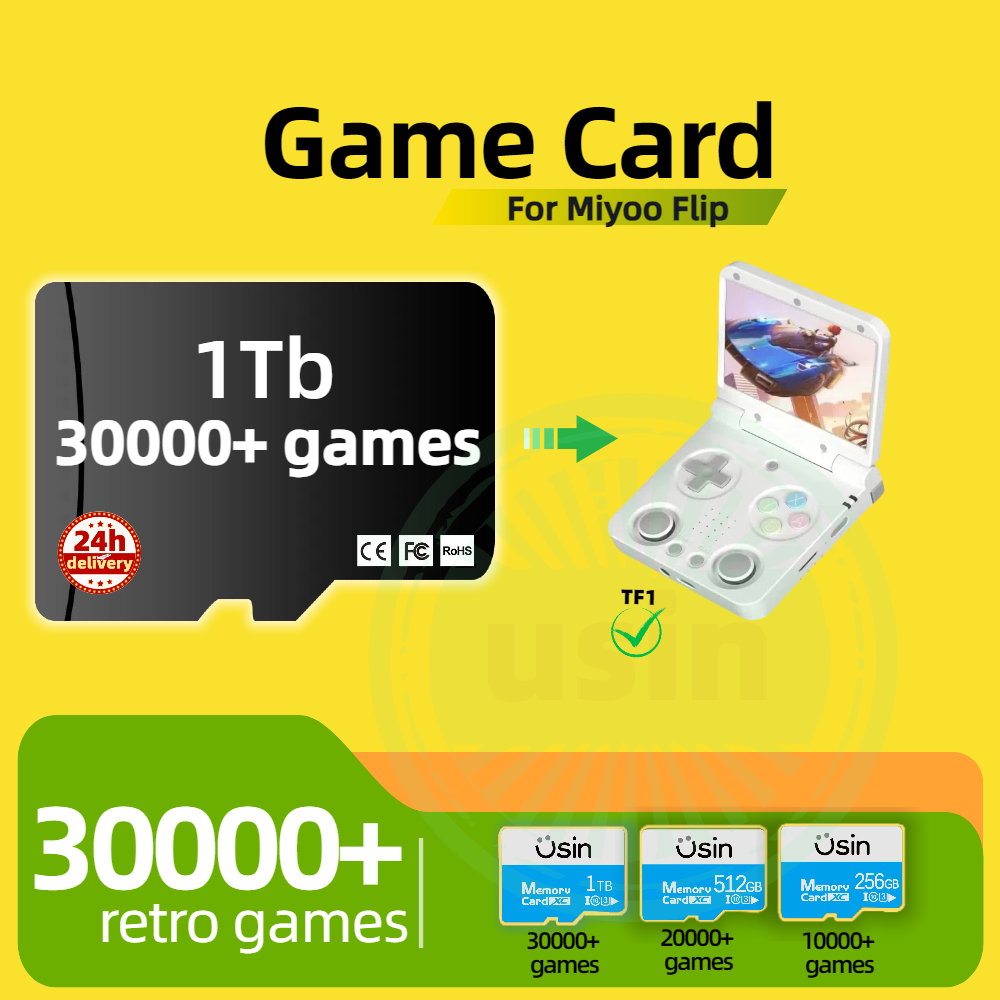 Gaming Console Retro Handheld - Tarjeta de juego para Miyoo Flip