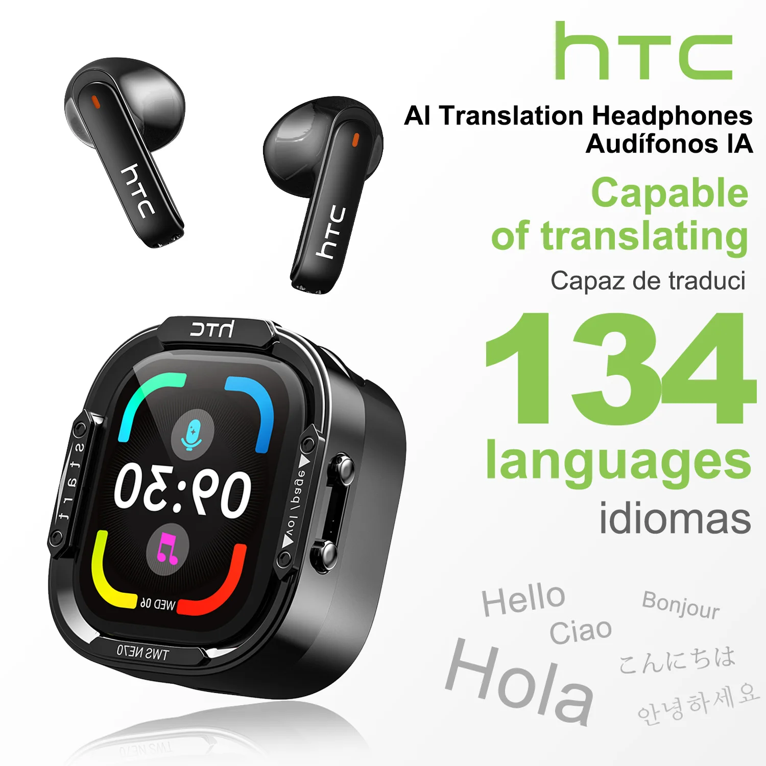 Gaming Console For Your Phone - Audífonos Bluetooth V6.0 HTC NE70, Audífonos
