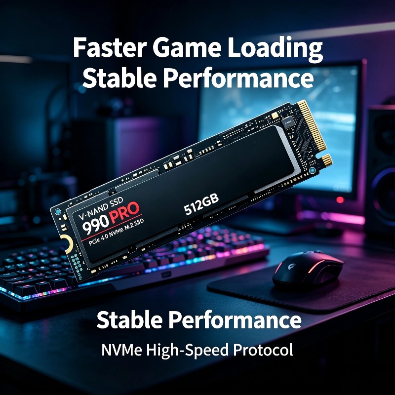 Auténtico SSD NVMe 990 PRO M.2 - Gaming Console Table reseña y precio