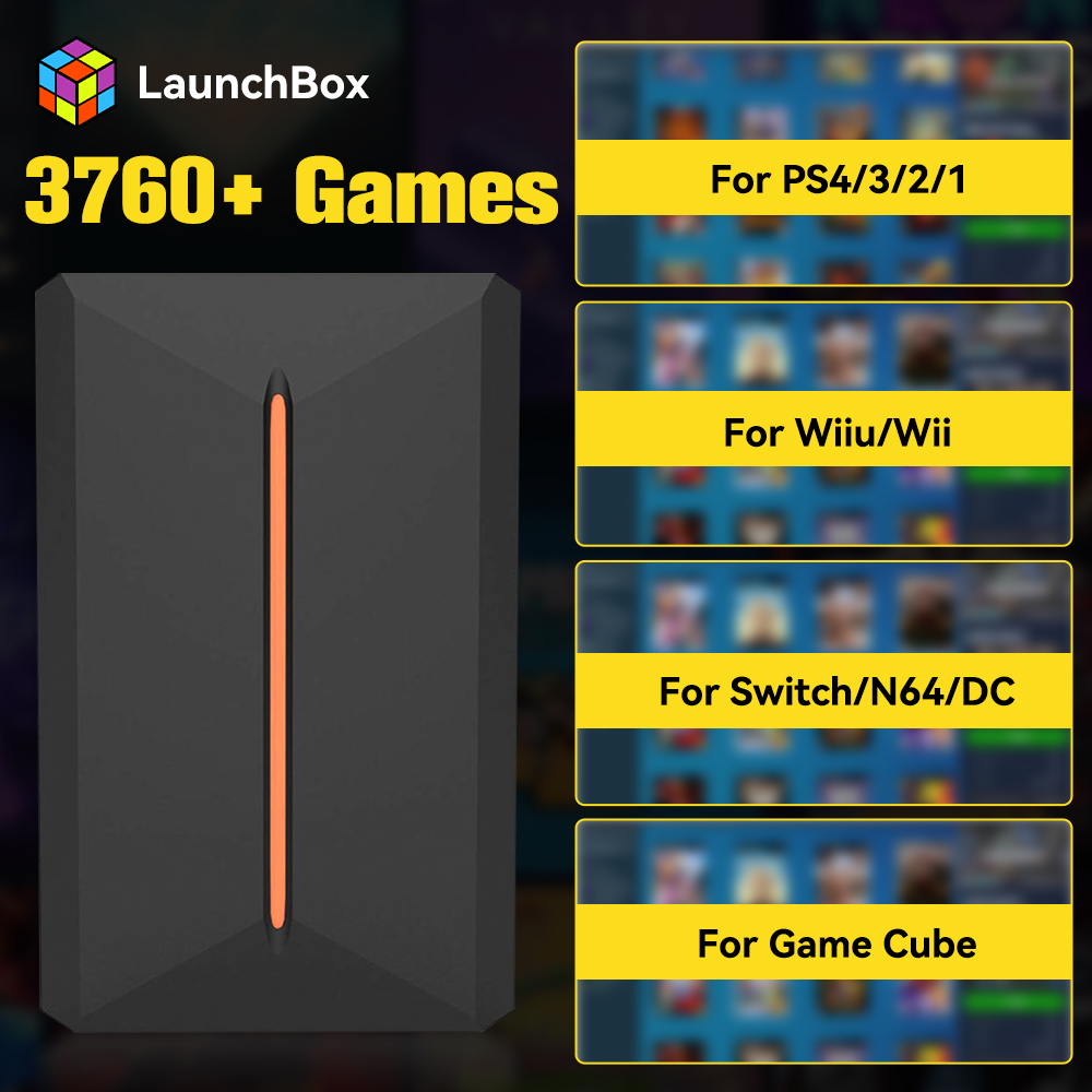 Launchbox OS Retro Gaming HDD  - Gaming Console Os reseña y precio