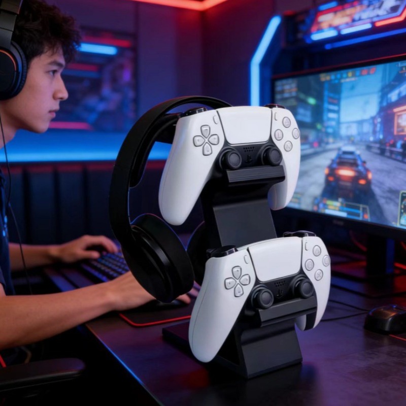Soporte Integrado para Auricul - Controller Stand Holder reseña y precio