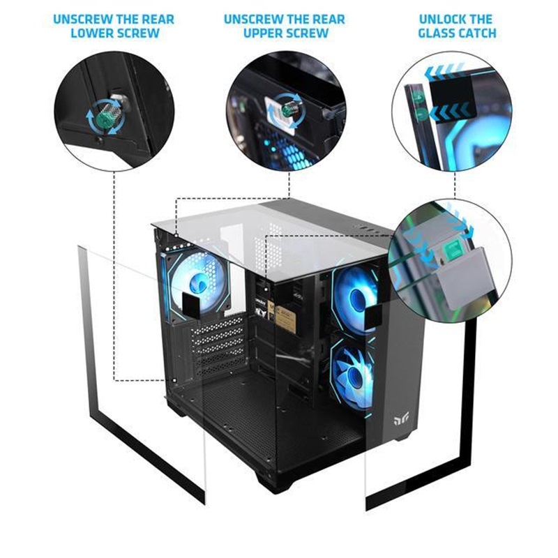 Caja de Ordenador Yeah Magic C - Gaming Console Table reseña y precio