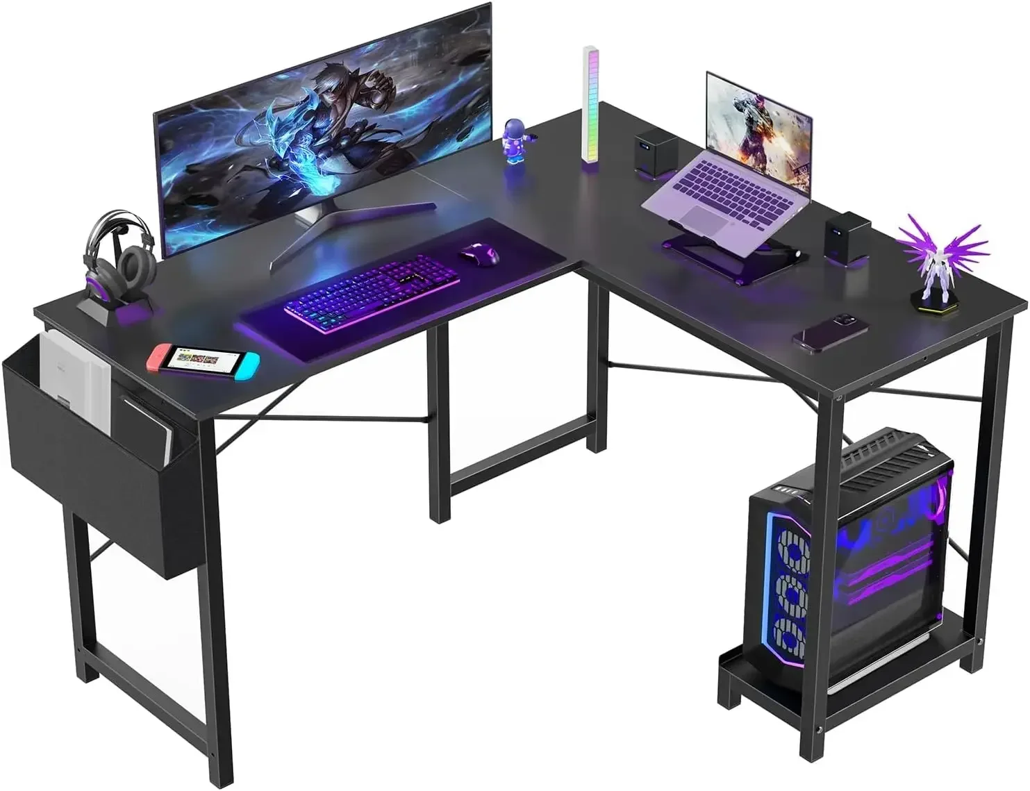 Escritorio en Forma de L - Esc - Gaming Console Table reseña y precio