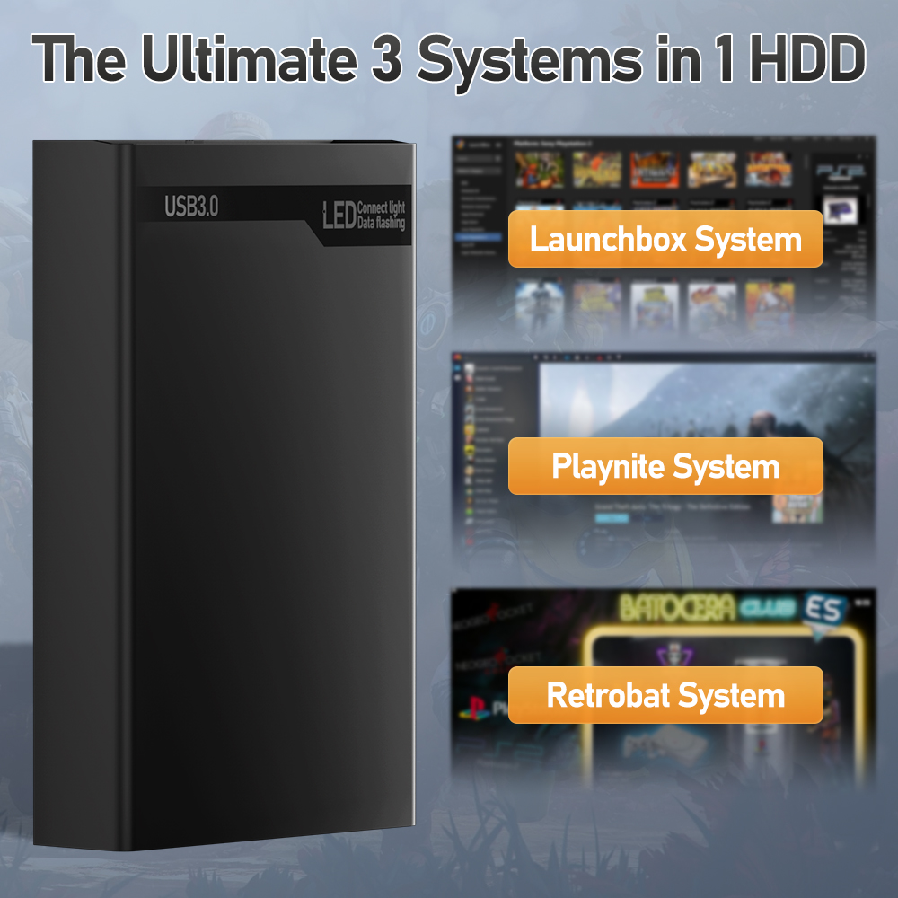 Consola de videojuegos HDD Ret - Gaming Console Os reseña y precio
