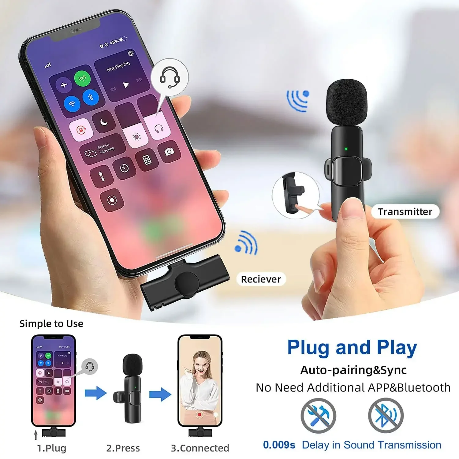 Micrófono Lavalier Inalámbrico - Gaming Console For Your Phone reseña y precio