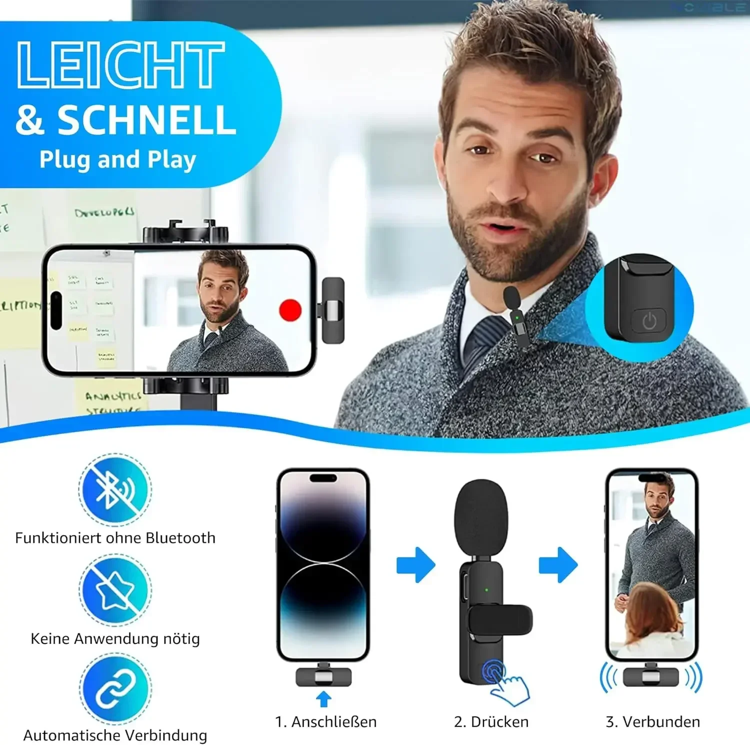 Micrófono Lavalier Inalámbrico - Gaming Console For Your Phone reseña y precio